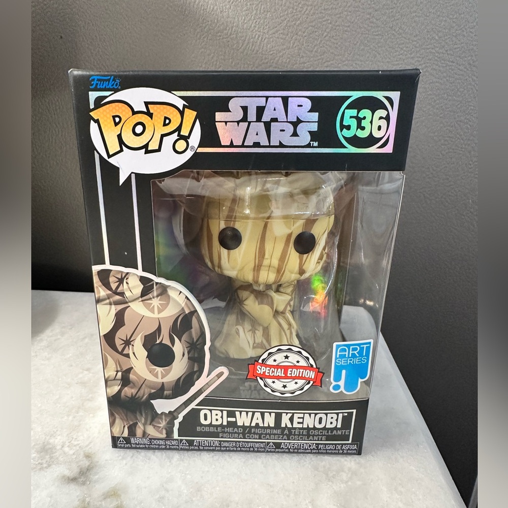2022 Funko Pop #536 Star Wars Obi-Wan Kenobi Special Edition ART SERIES - New!